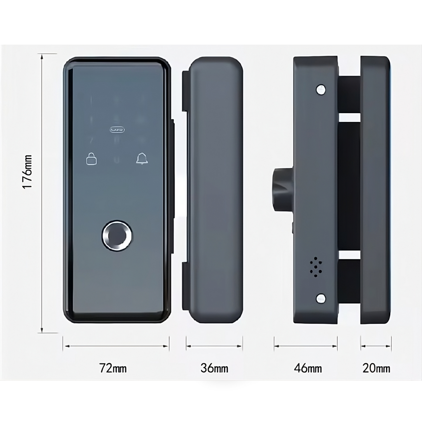 Glass Door Lock