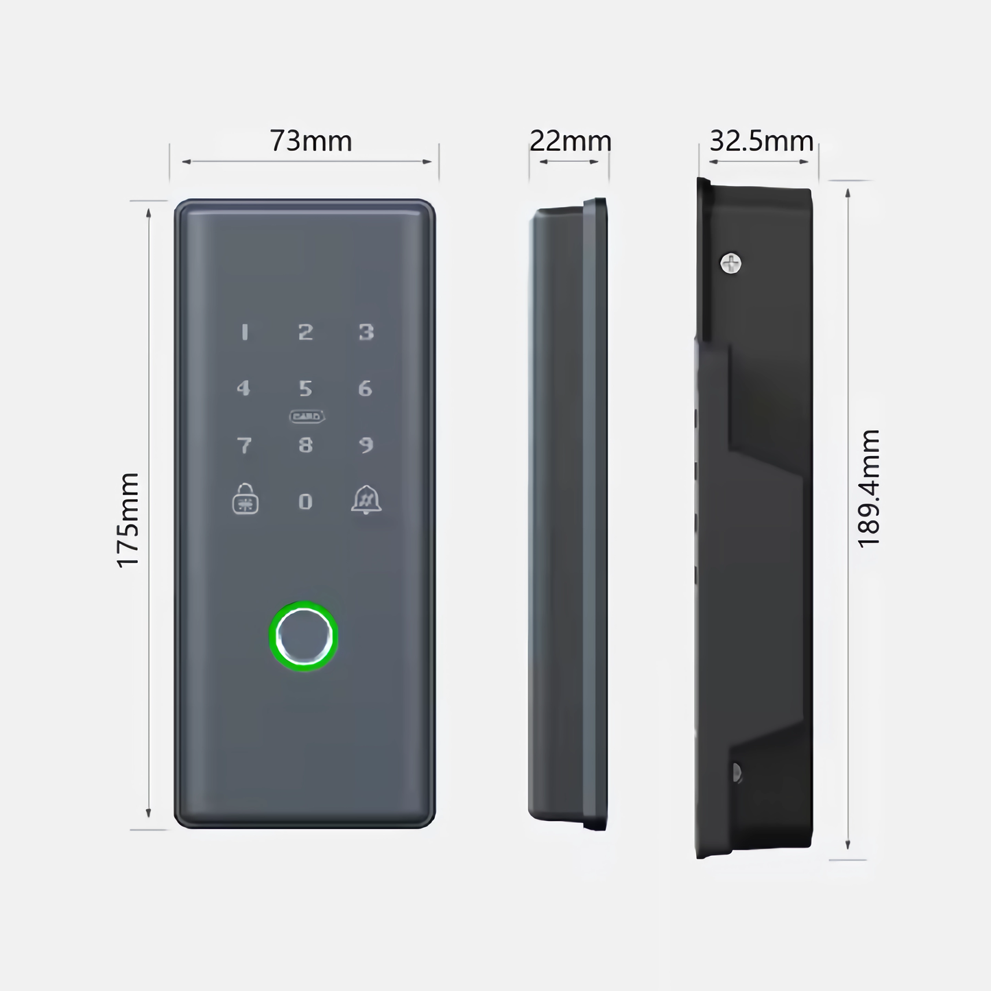 Glass Door Lock