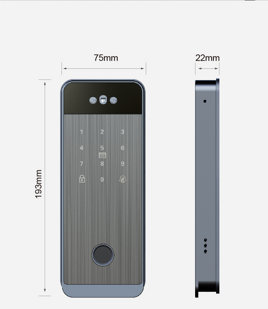 Glass Door Lock